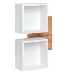 Garnero Arredamenti Mobili Ingresso Sospesi|Mobili Ingresso-Mobile ingresso sospeso 100x165h cm rovere opaco bianco Dante 3 Gihome®