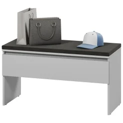 Garnero Arredamenti Mobili Ingresso Appendiabiti|Mobili Ingresso-Mobile ingresso 300x200h cm con specchio appendiabiti armadio Accent Grigio