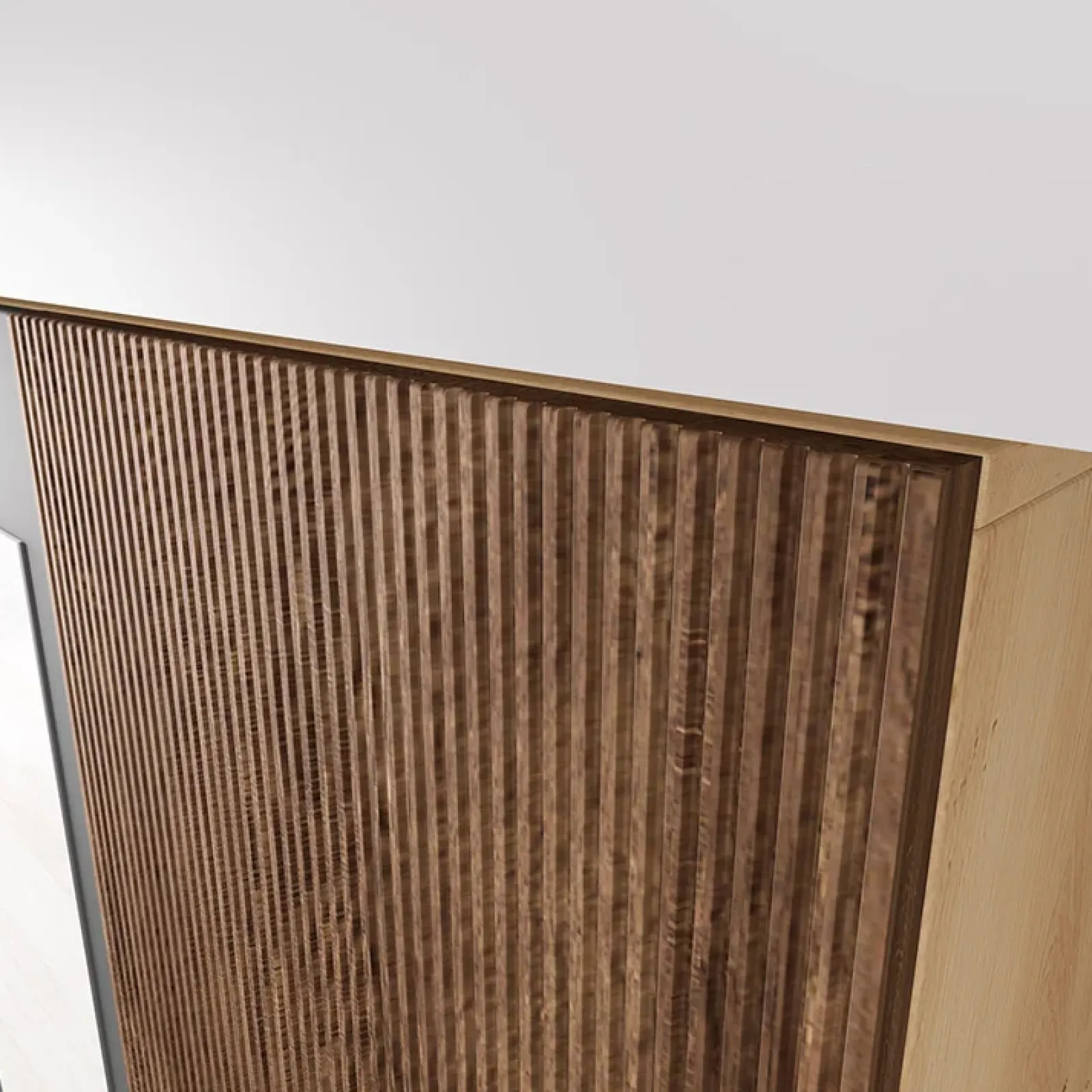 Garnero Arredamenti Mobili Ingresso Appendiabiti|Mobili Ingresso-Mobile ingresso 160x202h cm con specchio rovere chiaro Canada