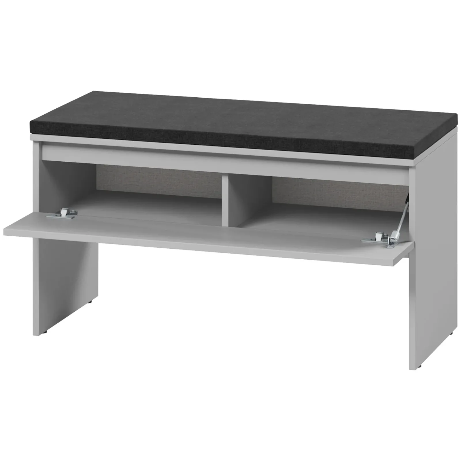 Garnero Arredamenti Mobili Ingresso Appendiabiti|Mobili Ingresso-Mobile ingresso 200x230h cm con specchio appendiabiti Accent Grigio
