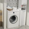 Garnero Arredamenti Mobili Lavanderia-Mobile lavatrice 64x98h cm bianco opaco Pola