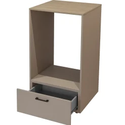 Garnero Arredamenti Mobili Lavanderia-Mobile lavatrice 107x197h cm con colonna beige Wave