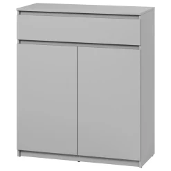 Garnero Arredamenti Armadi E Madie Ingresso|Mobili Multiuso-Mobile multiuso ingresso 92x107h cm con cassetto Accent Grigio