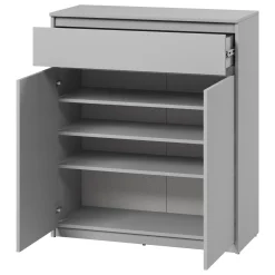 Garnero Arredamenti Armadi E Madie Ingresso|Mobili Multiuso-Mobile multiuso ingresso 92x107h cm con cassetto Accent Grigio