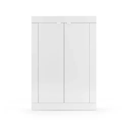 Garnero Arredamenti Scarpiere E Cassepanche|Scarpiere-Mobile multiuso ingresso 78x116h cm scarpiera bianco lucido Eternity
