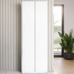 Garnero Arredamenti Armadi E Madie Ingresso|Mobili Multiuso-Mobile multiuso ingresso 69x200h cm appendiabiti bianco Accent Bianco Opaco