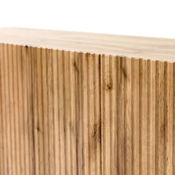 Garnero Arredamenti Mobili Tv Moderni|Mobile Tv Moderno-Mobile porta TV 201x52h cm 4 ante cannettato Essence Quercia