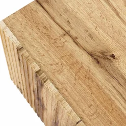 Garnero Arredamenti Mobile Tv Basso|Mobili Tv Moderni-Mobile porta TV 150x52h cm 2 ante cannettato Essence Quercia