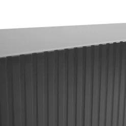 Garnero Arredamenti Mobile Tv Basso|Mobili Tv Moderni-Mobile porta TV 150x52h cm 2 ante cannettato Essence Antracite