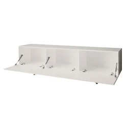 Garnero Arredamenti Mobile Tv Basso-Mobile porta TV 180x52h cm 3 ante bianco lucido Kalmar