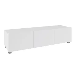Garnero Arredamenti Mobile Tv Basso|Mobili Tv Moderni-Mobile porta TV 150x37h cm 2 ante Mons Bianco Lucido