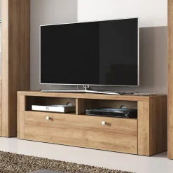 Garnero Arredamenti Mobile Tv Basso|Mobili Tv Moderni-Mobile porta TV 140x49h cm 1 anta Paloma 2 Rovere