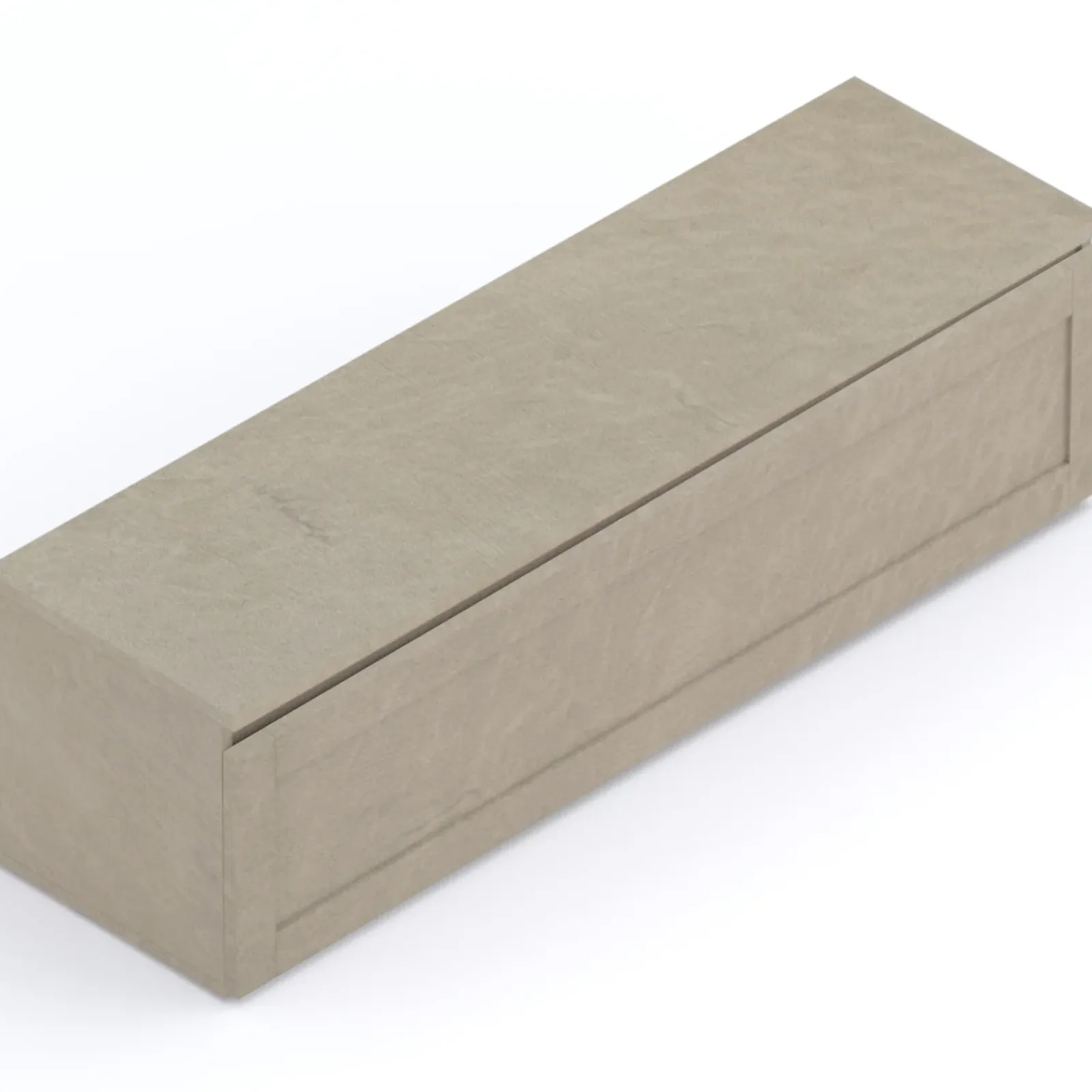 Garnero Arredamenti Mobile Tv In Legno|Mobile Tv Basso-Mobile porta TV 138x40h cm 1 cassettone con telaio Sunset Tortora