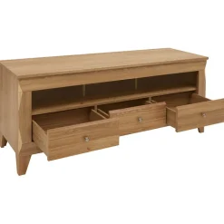 Garnero Arredamenti Mobili Tv Moderni|Mobile Tv Moderno-Mobile porta TV 156x64h cm 3 cassetti soggiorno rovere scuro Lucca