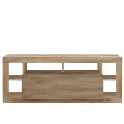 Garnero Arredamenti Mobile Tv Basso|Mobili Tv Moderni-Mobile porta TV 172x66h cm con ribalta rovere scuro Trilogy Noce