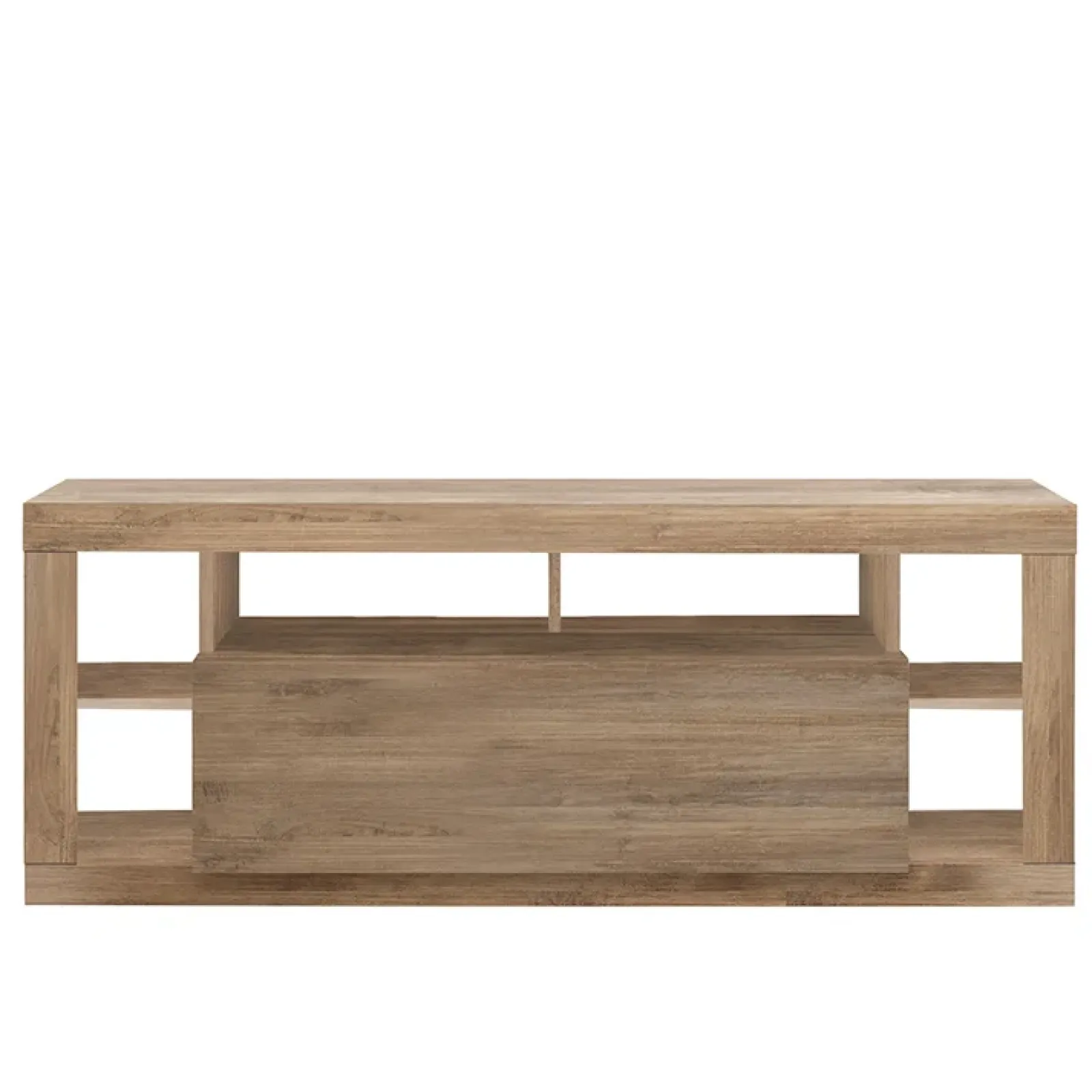 Garnero Arredamenti Mobile Tv Basso|Mobili Tv Moderni-Mobile porta TV 172x66h cm con ribalta rovere scuro Trilogy Noce