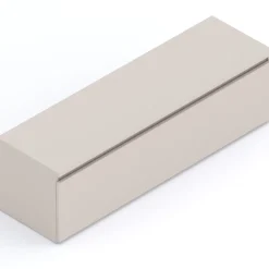 Garnero Arredamenti Mobile Tv In Legno|Mobile Tv Basso-Mobile porta TV 138x40h cm con cassettone Sunset Beige