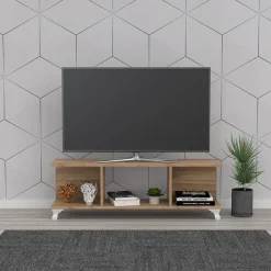 Garnero Arredamenti Mobile Tv Basso-Mobile porta TV 120x34h cm moderno rovere Spike