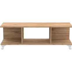 Garnero Arredamenti Mobile Tv Basso-Mobile porta TV 120x34h cm moderno rovere Spike