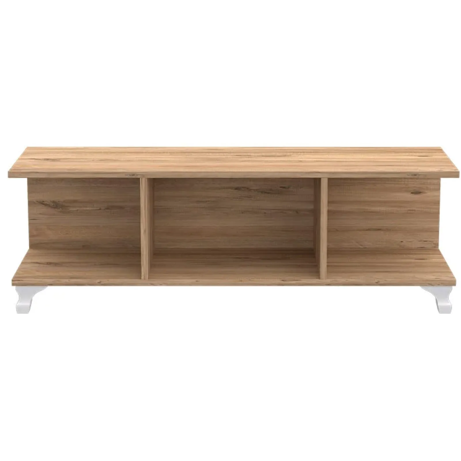 Garnero Arredamenti Mobile Tv Basso-Mobile porta TV 120x34h cm moderno rovere Nevil