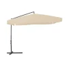 Garnero Arredamenti Ombrelloni Da Giardino-Ombrellone 300x300cm da giardino con braccio laterale ecru Vita