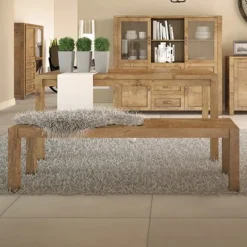 Garnero Arredamenti Panca Ingresso-Panca da interno 160x45cm quercia Clyde