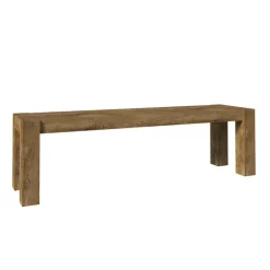 Garnero Arredamenti Panca Ingresso-Panca da interno 160x45cm quercia Clyde