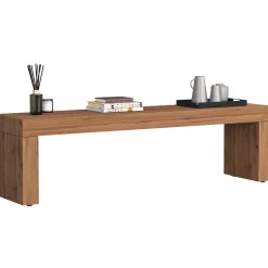 Garnero Arredamenti Mobile Tv Basso|Mobili Tv Moderni-Panca porta tv 180x51h cm rovere Block