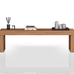 Garnero Arredamenti Mobile Tv Basso|Mobili Tv Moderni-Panca porta tv 180x51h cm rovere Block