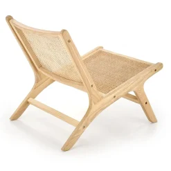 Garnero Arredamenti Poltrone Design-Panca relax moderna in rattan naturale Salvin Rovere