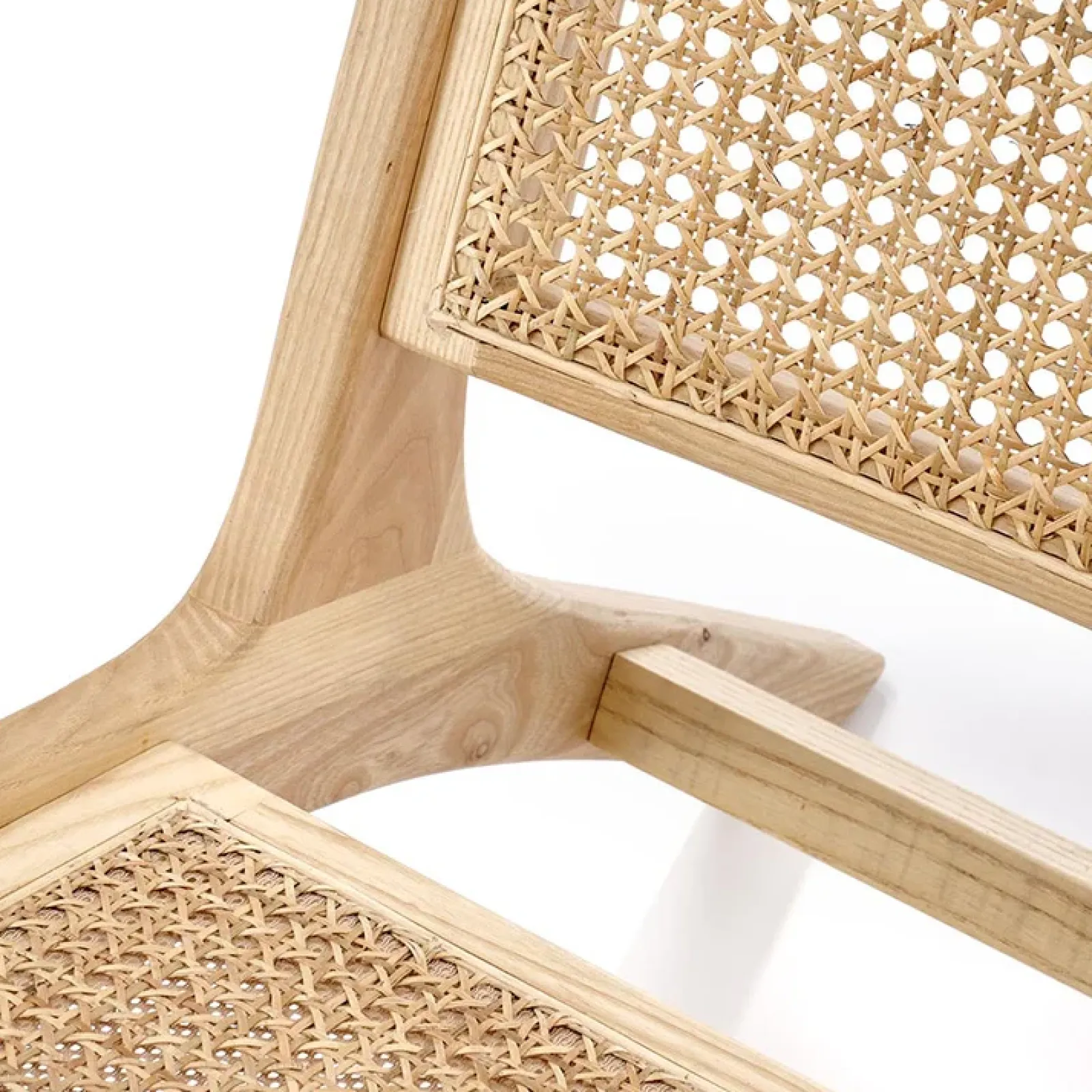 Garnero Arredamenti Poltrone Design-Panca relax moderna in rattan naturale Salvin Rovere