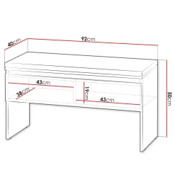 Garnero Arredamenti Panca Ingresso-Panca scarpiera 92x50cm con imbottitura Accent Grigio