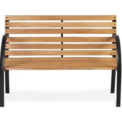 Garnero Arredamenti Panchine Da Giardino-Panchina da giardino con schienale rovere Sit