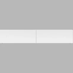 Garnero Arredamenti Parete Attrezzata A Terra|Pareti Attrezzate-Parete attrezzata 226x140h cm bianco rovere Fusion 2 Bianco Opaco