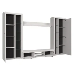 Garnero Arredamenti Parete Attrezzata A Terra|Pareti Attrezzate-Parete attrezzata 300x190h cm bianco Birmingham