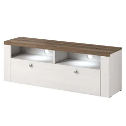 Garnero Arredamenti Parete Attrezzata A Terra|Pareti Attrezzate-Parete attrezzata 325x206h cm bianco frassinato rovere Paloma 2 Bianco Frassinato - Noce