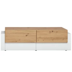 Garnero Arredamenti Camino Bioetanolo|Parete Attrezzata Con Camino-Parete attrezzata 290x175h cm con biocamino bianco rovere Arcadia Gihome®
