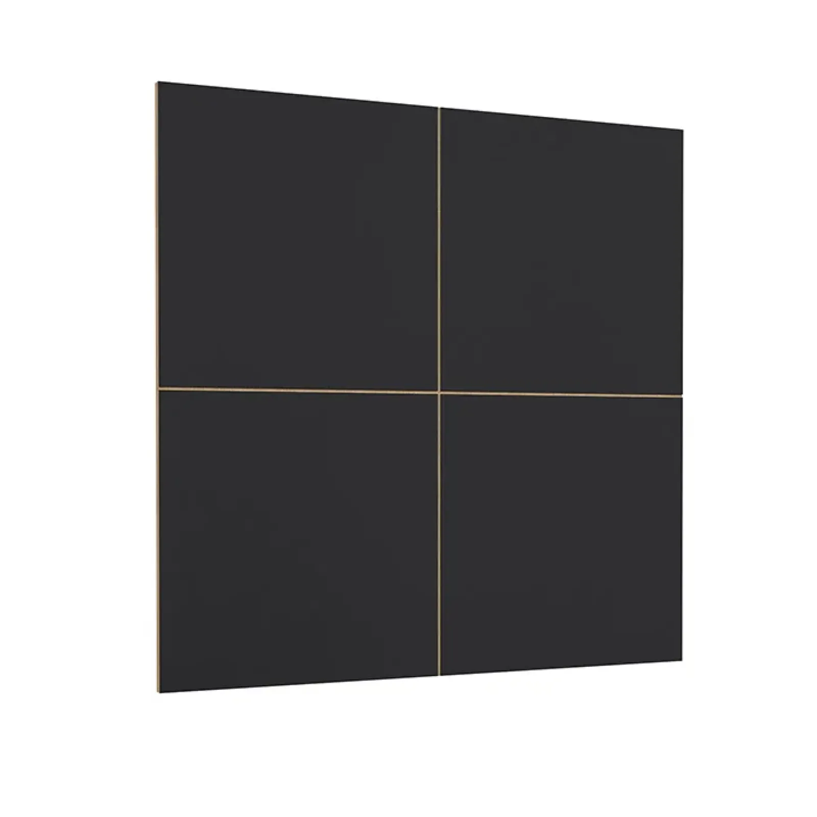 Garnero Arredamenti Parete Attrezzata A Terra|Pareti Attrezzate-Parete attrezzata 251x196h cm moderna rovere nero Favorita Rovere - Nero opaco