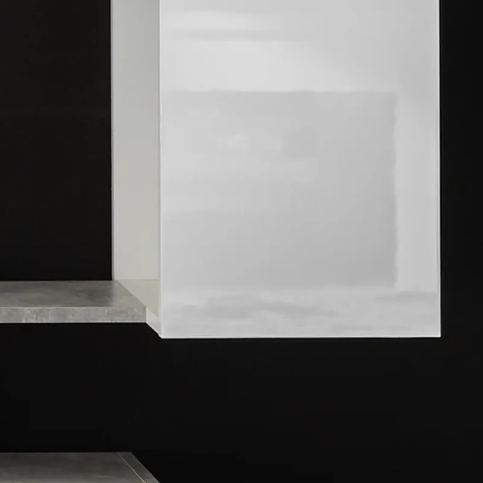 Garnero Arredamenti Parete Attrezzata A Terra|Pareti Attrezzate-Parete attrezzata 259x175h cm soggiorno bianco lucido Steppi 4