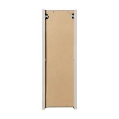 Garnero Arredamenti Pensili Per Bagno-Pensile bagno sospeso 20x57h cm cannettato 1 anta Cleany Beige