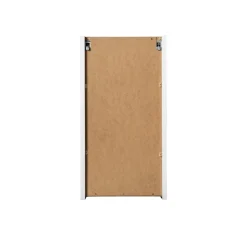 Garnero Arredamenti Pensili Per Bagno-Pensile bagno sospeso 30x57h cm cannettato 1 anta bianco Cleany Bianco Opaco