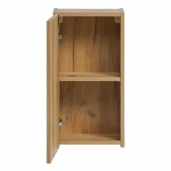 Garnero Arredamenti Pensili Per Bagno-Pensile bagno sospeso 30x57h cm 1 anta rovere Rovery