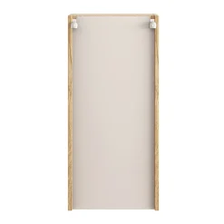 Garnero Arredamenti Pensili Per Bagno-Pensile bagno sospeso 35x75h cm 1 anta nero rovere Swim Nero - Rovere