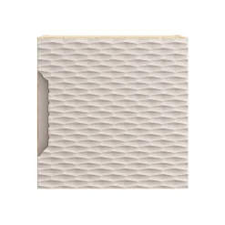 Garnero Arredamenti Pensili Per Bagno-Pensile cubo bagno sospeso 35x35h cm 1 anta beige rovere Swim Beige - Rovere