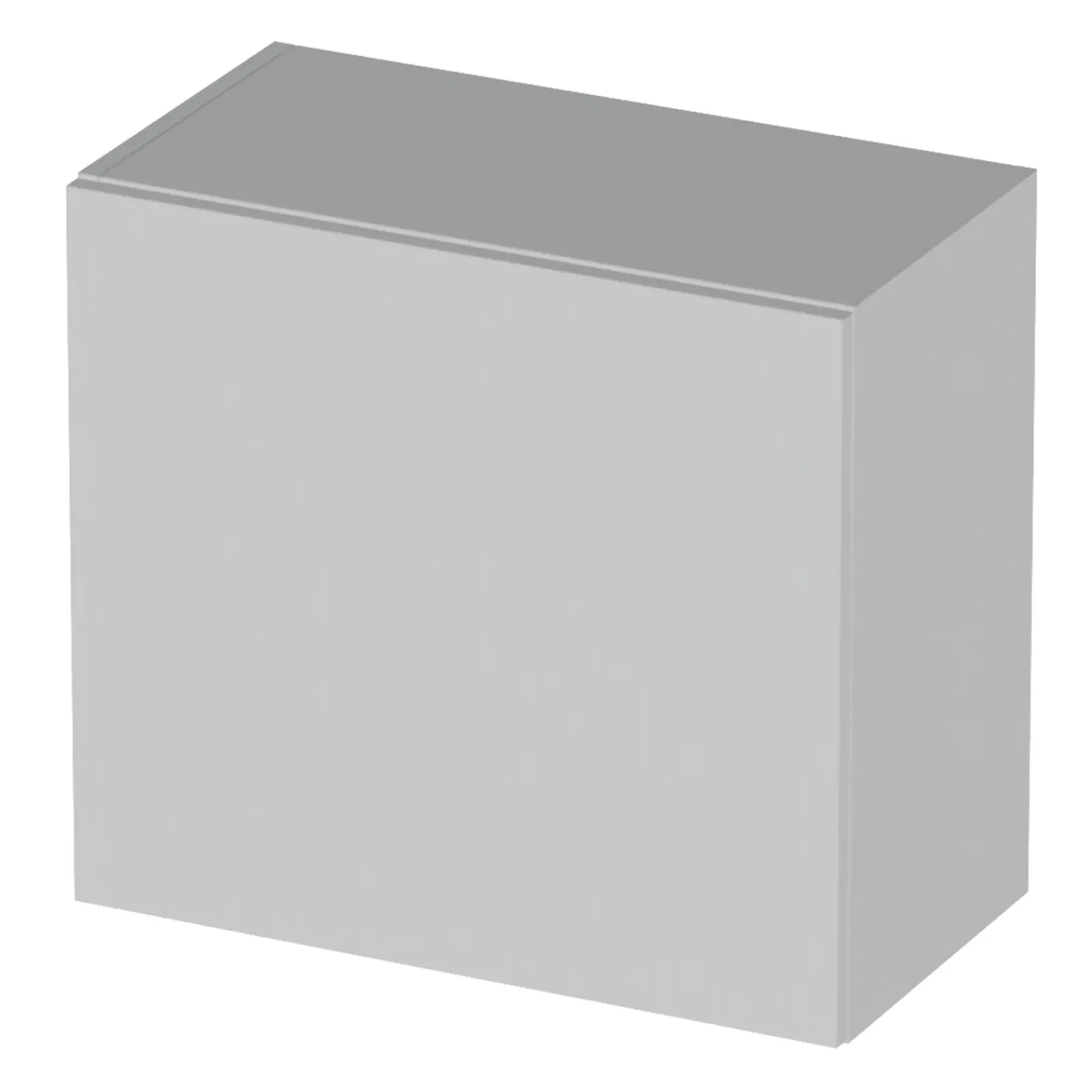 Garnero Arredamenti Pensili Per Bagno-Pensile cubo sospeso bagno 55x50h cm 1 anta reversibile Sunset Grigio chiaro