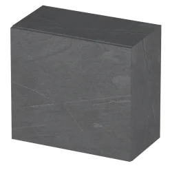 Garnero Arredamenti Pensili Per Bagno-Pensile cubo sospeso bagno 55x50h cm 1 anta reversibile Sunset Antracite