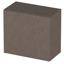 Garnero Arredamenti Pensili Per Bagno-Pensile cubo sospeso bagno 55x50h cm 1 anta reversibile scuro Sunset Marrone