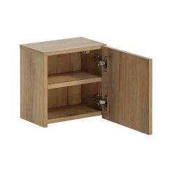 Garnero Arredamenti Pensili Per Bagno-Pensile cubo sospeso 30x30h cm 1 anta reversibile Corallo