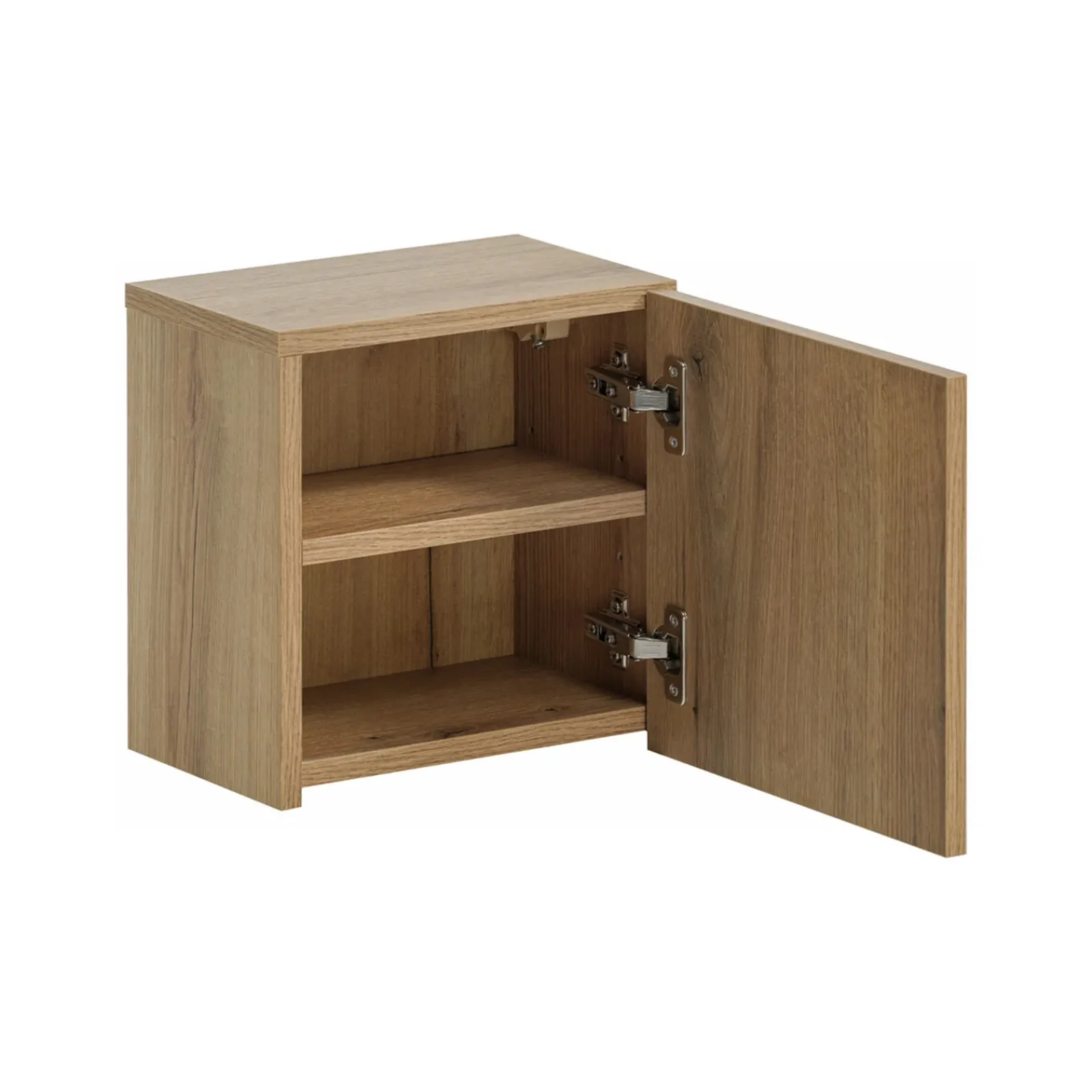 Garnero Arredamenti Pensili Per Bagno-Pensile cubo sospeso 30x30h cm 1 anta reversibile Corallo