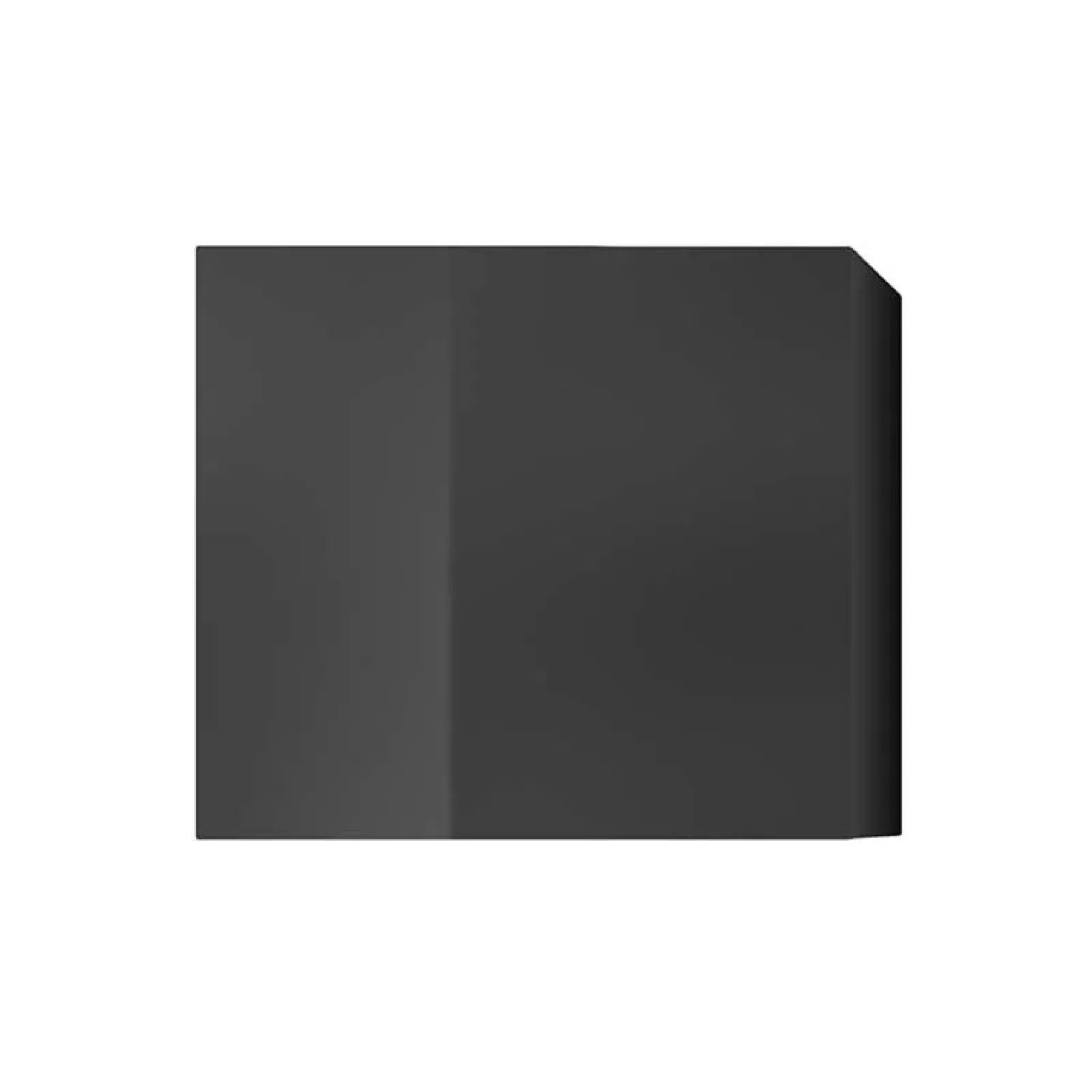 Garnero Arredamenti Mensole E Pensili-Pensile cubo sospeso 55x50h cm 1 anta reversibile lucido Infinity Grigio